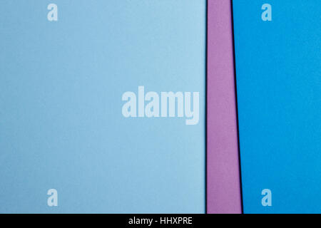 Cartons de couleur en arrière-plan bleu et violet ton. Copier l'espace. L'horizontale Banque D'Images