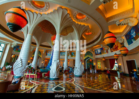 Hall d'entrée dans un hôtel. Banque D'Images