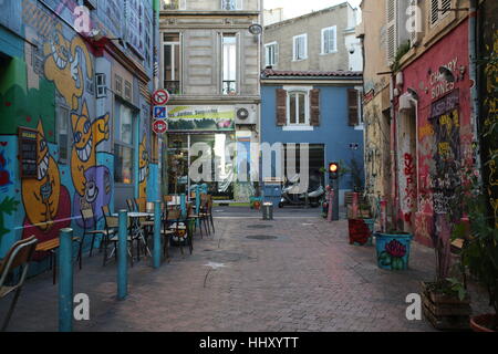 Cours Julien, Marseille, France Banque D'Images