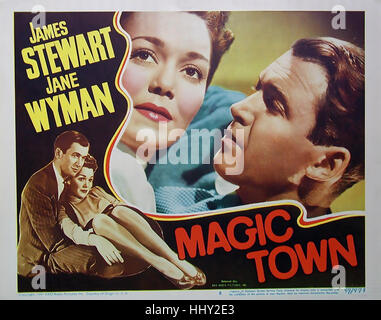 Ville magique 1947 Robert Riskin film avec Jane Wyman et James Stewart Banque D'Images