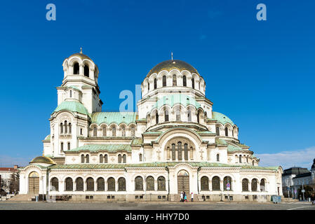 La cathédrale Alexandre Nevsky, Sofia, Bulgarie Banque D'Images