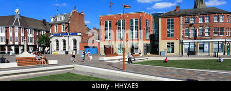 Le Jubilee Square, Leicester City, Leicestershire, Angleterre, Grande-Bretagne, Royaume-Uni Banque D'Images