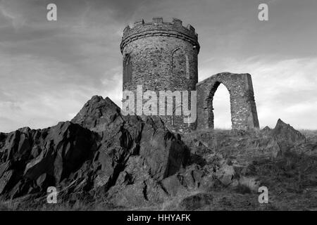 Le vieux John Tower, Bradgate Park, Leicestershire, Angleterre, Grande-Bretagne, Royaume-Uni Banque D'Images