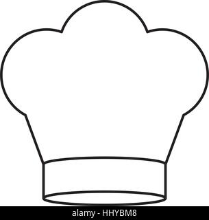 Contour des chefs hat dans la forme d'illustration vectorielle Illustration de Vecteur