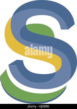 Icône Concevoir pour S Lettre. Spe 8 pris en charge. Illustration de Vecteur