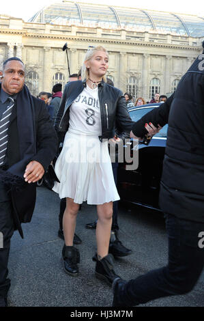 Paris, France. 21 Jan, 2017. Paris vu Jacksonis arrivant chez Dior Fashion Show au cours de la Fashion Week de Paris Crédit : Gaetano Piazzolla/Pacific Press/Alamy Live News Banque D'Images