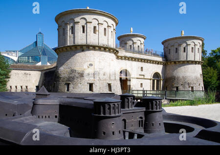 Façade de l'Dräi Eechelen (trois glands) Musée de la ville de Luxembourg Banque D'Images