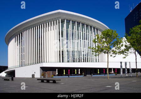 Philharmonie de Luxembourg sur le plateau de Kirchberg Banque D'Images