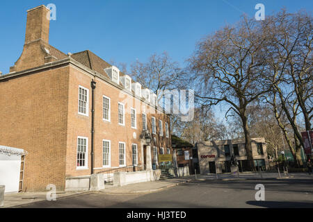 L'extérieur du Foundling Museum à Bloomsbury, Londres, Angleterre, Royaume-Uni Banque D'Images