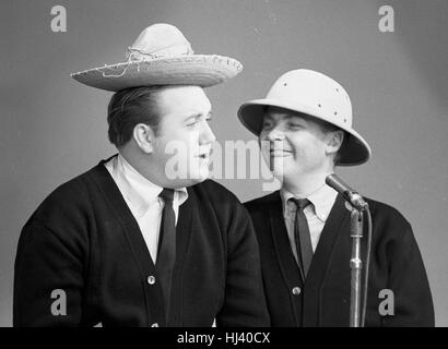 Chuck McCann (gauche) et Bob McFadden Banque D'Images