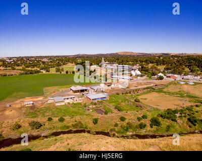 Le Collège École salésienne et Rupertswood Mansion et une ferme à Sunbury Victoria en Australie. Banque D'Images