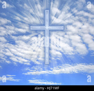 Bleu, objet, religion, religieux, de Dieu, de la vie, existent, de l'existence, vie, vie, Banque D'Images