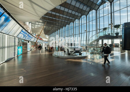 L'intérieur de l'aéroport d'Arlanda, Stockholm, Suède. Banque D'Images