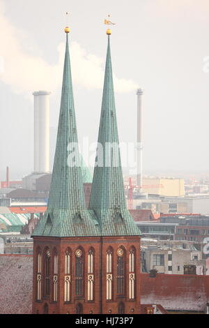 Église Saint Nicolas à Berlin, Allemagne Banque D'Images