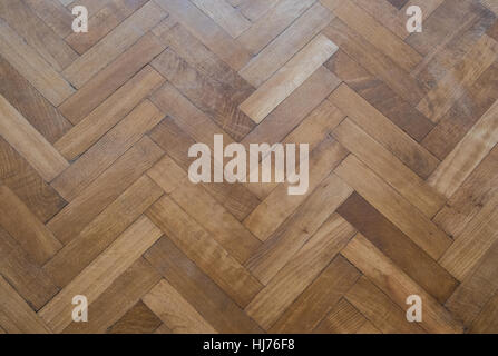 Parquet à chevrons - vieux plancher en bois Banque D'Images