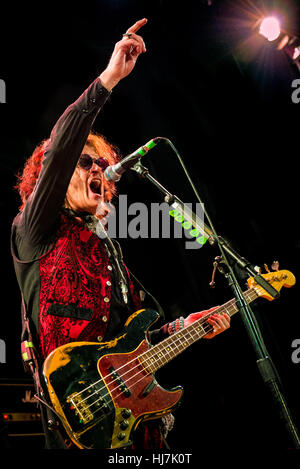 Glenn Hughes au chant & bass à Islington Assembly Hall, London, UK Banque D'Images