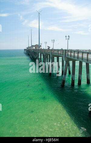 Jennettes Pier à Nags Head en Caroline du Nord Banque D'Images