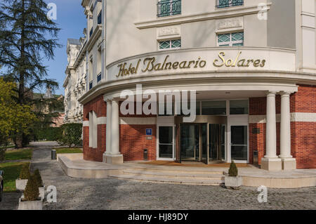 Solares Spa hôtel dans le village du même nom de la Cantabrie, Espagne Banque D'Images