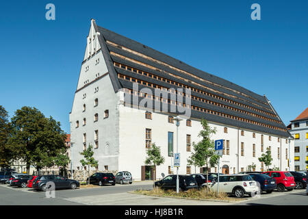 Bibliothèque de la ville dans le grenier, Zwickau, Saxe, Allemagne Banque D'Images