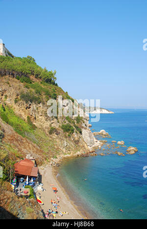 Plage Spiaggia delle Ghiaie Portoferraio Elbe Île Toscane Italie Banque D'Images