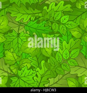 Feuilles d'été low poly Illustration de Vecteur