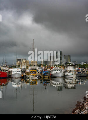 Frances Bay du bassin d'amarrage, Darwin, Territoire du Nord, Australie Banque D'Images