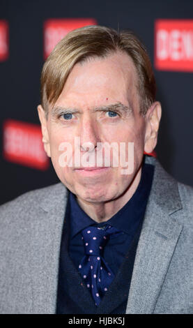 Timothy Spall arrivant à la projection de gala UK du déni au Ham Yard Hotel Londres. Banque D'Images