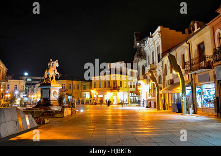 Philippe II la Macédoine en ville Bitola, République de Macédoine Banque D'Images