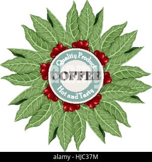 Modèle de conception de la direction générale de café. Vector illustration Illustration de Vecteur