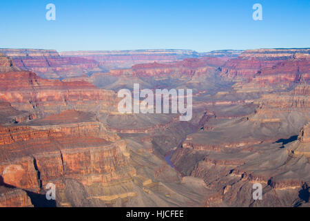 Rive Sud, le Parc National du Grand Canyon, UNESCO World Heritage Site, Arizona, USA Banque D'Images