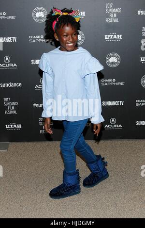 Park City, Utah, USA. 24 Jan, 2017. Ann'Jewel Lee à l'arrivée pour le dernier mot en première mondiale au Festival du Film de Sundance 2017, Théâtre Eccles, Park City, UT 24 Janvier, 2017. Credit : James Atoa/Everett Collection/Alamy Live News Banque D'Images