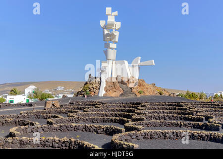 Monumento al Campesino, Tinajo, Lanzarote, îles Canaries, Espagne Banque D'Images