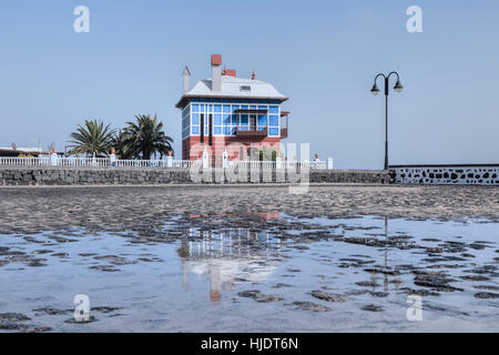 Casa Juanita, Arrieta, Lanzarote, îles Canaries, Espagne Banque D'Images