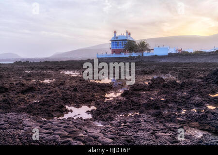 Casa Juanita, Arrieta, Lanzarote, îles Canaries, Espagne Banque D'Images