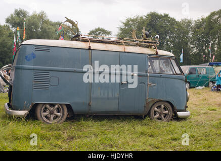 Volkswagen historique show à caldicot castle Banque D'Images