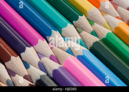 Crayons de couleur Banque D'Images