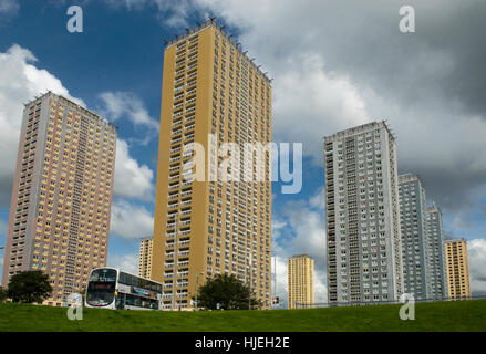 Red Road Appartements Glasgow. Banque D'Images