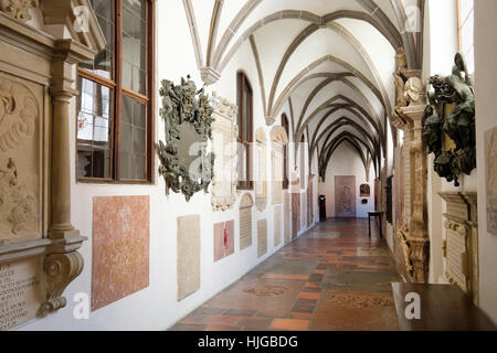 Cloître, l'Église Sainte-Anne, Augsburg, souabe, Bavière, Allemagne Banque D'Images