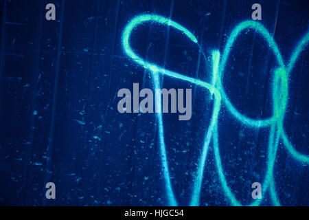 Bleu, motion, le report, le déplacement, le mouvement, la couleur, de l'espace, graphique, moderne, Banque D'Images