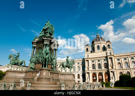 Maria Theresa Monument - Vienne - Autriche Banque D'Images