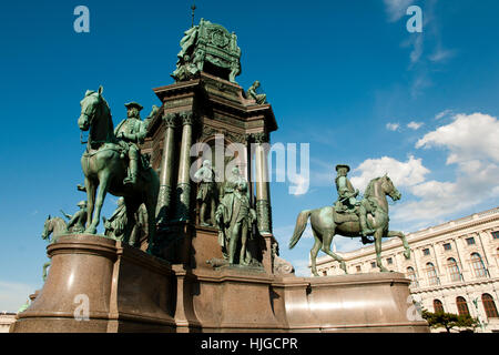 Maria Theresa Monument - Vienne - Autriche Banque D'Images