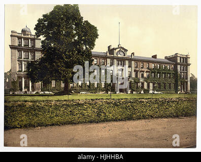 Le personnel du Royal College, Camberley, Angleterre - Photochrom xixème siècle Banque D'Images