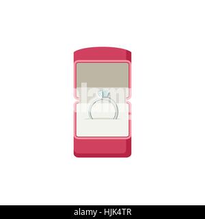 Bague avec couvercle Illustration de Vecteur