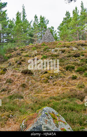 CAIRNS BALMORAL BALMORAL ESTATE CRATHIE PRINCESS HELENAS CAIRN Banque D'Images