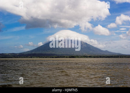 L'Amérique latine, de la lave, Nicaragua, Vulcan, volcan, ile, island, bleu, voyage, Banque D'Images