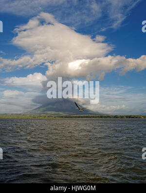 L'Amérique latine, de la lave, Nicaragua, Vulcan, volcan, ile, island, bleu, voyage, Banque D'Images