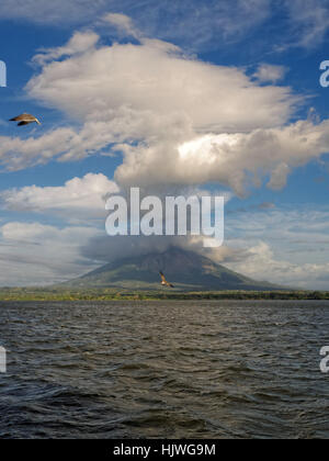 L'Amérique latine, de la lave, Nicaragua, Vulcan, volcan, ile, island, bleu, voyage, Banque D'Images