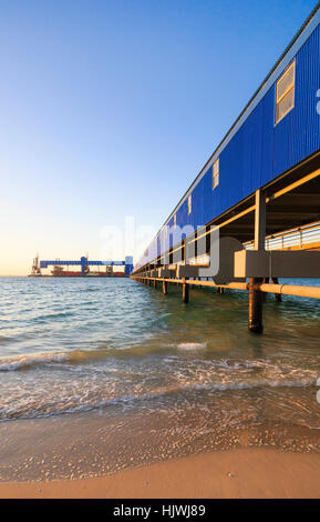 Colomiers Grain Terminal Jetty Banque D'Images