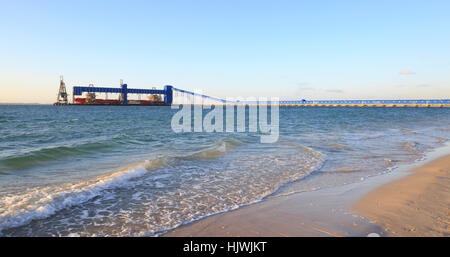 Colomiers Grain Terminal Jetty Banque D'Images