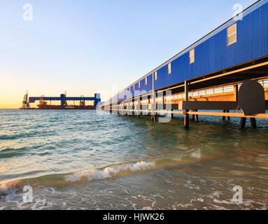 Colomiers Grain Terminal Jetty Banque D'Images